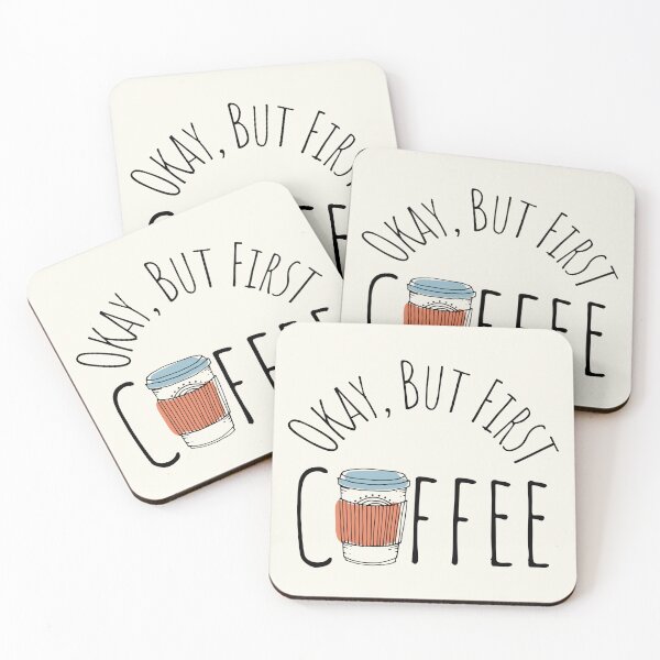Item preview, Okay But First Coffee designed and sold by Nesro34.