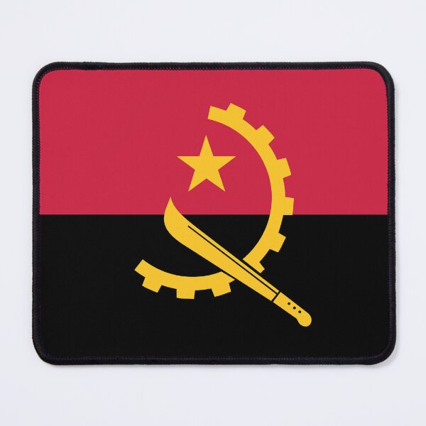 Item preview, Angola country flag designed and sold by DeluxBee.