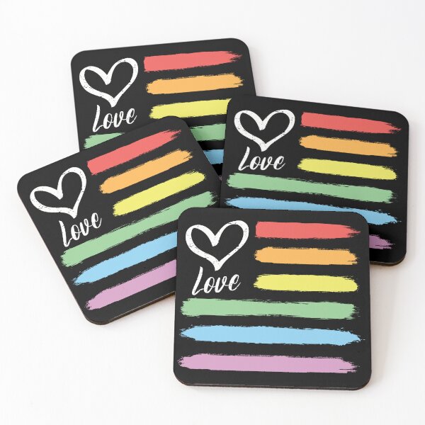 Item preview, Rainbow American Flag LGBT designed and sold by Blok45.