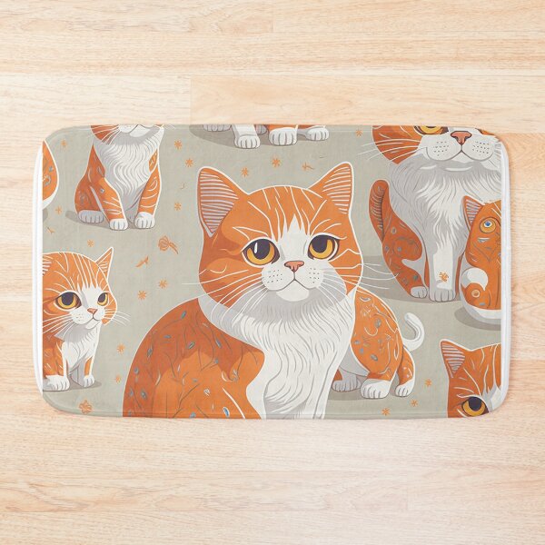 Item preview, Vintage Cat Couture Repeat Pattern of Adorable Felines designed and sold by mdhanim.