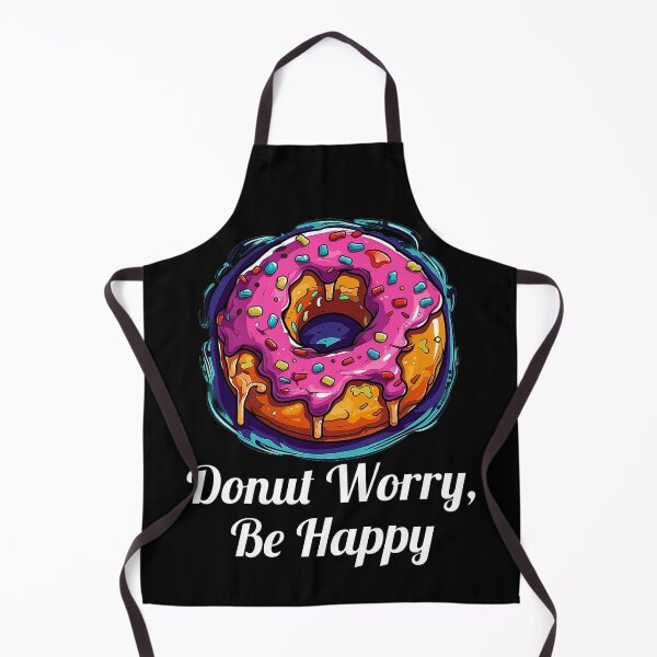 Item preview, Delicious Pink Glazed Donut - "Donut Worry, Be Happy" designed and sold by SADStyleDesigns.