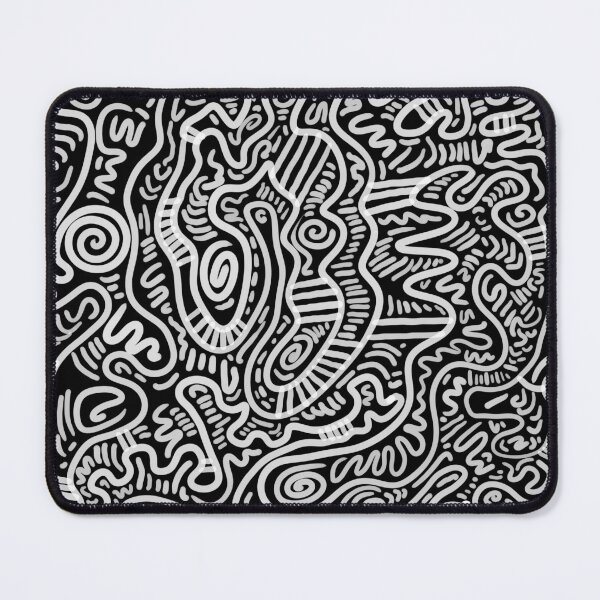 Item preview, Puzzle maze doodle work pencil digital art  designed and sold by SILVERAPPLE.