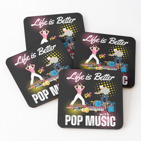 Item preview, Life is Better With Pop Music designed and sold by awesome-perky.