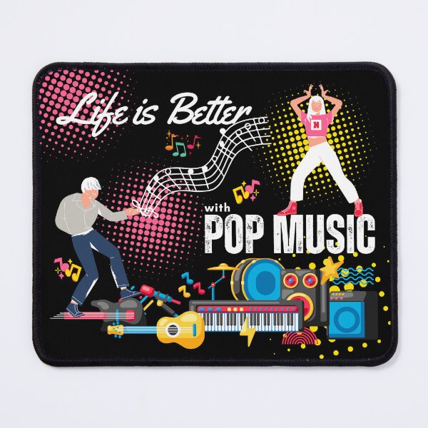 Item preview, Life is Better With Pop Music designed and sold by awesome-perky.
