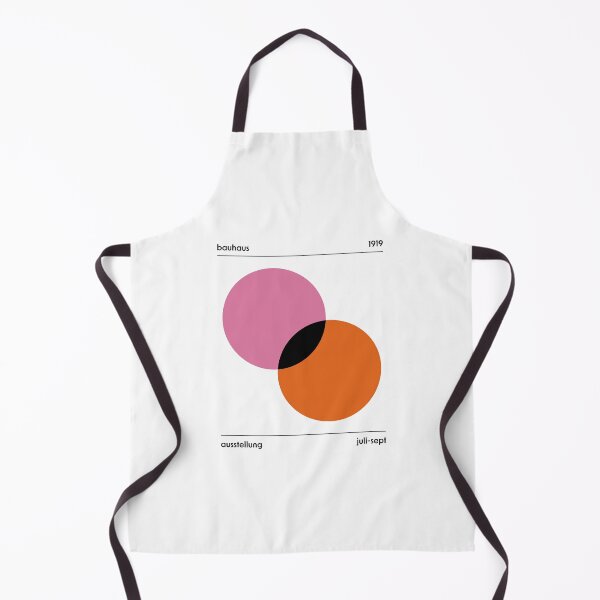Item preview, Bauhaus Circles Overlapping Pink Orange designed and sold by ahumbleconcept.