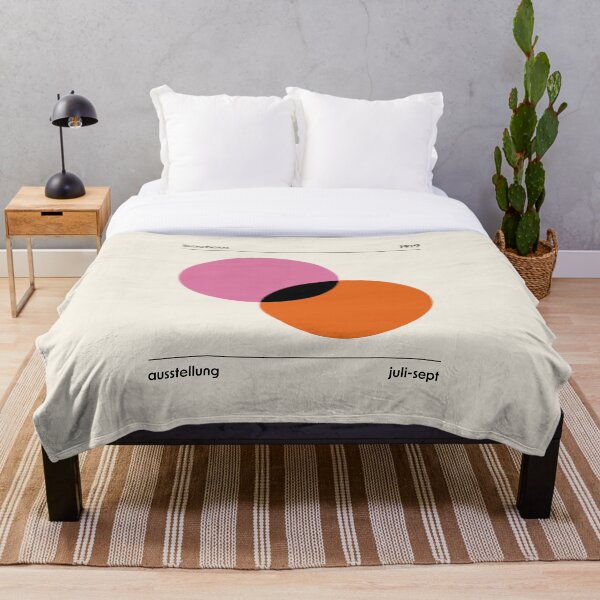 Item preview, Círculos Bauhaus Superpuestos Rosa Naranja designed and sold by ahumbleconcept.
