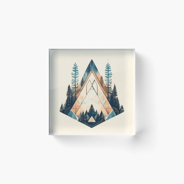 Artikelvorschau, Geometric pattern, abstract, triangle, forest, natural force, belief, architecture entworfen und verkauft von Gugurat.