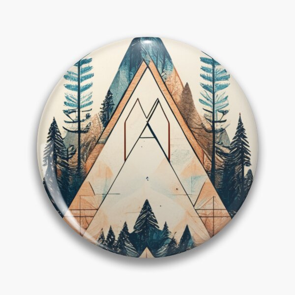 Artikelvorschau, Geometric pattern, abstract, triangle, forest, natural force, belief, architecture entworfen und verkauft von Gugurat.