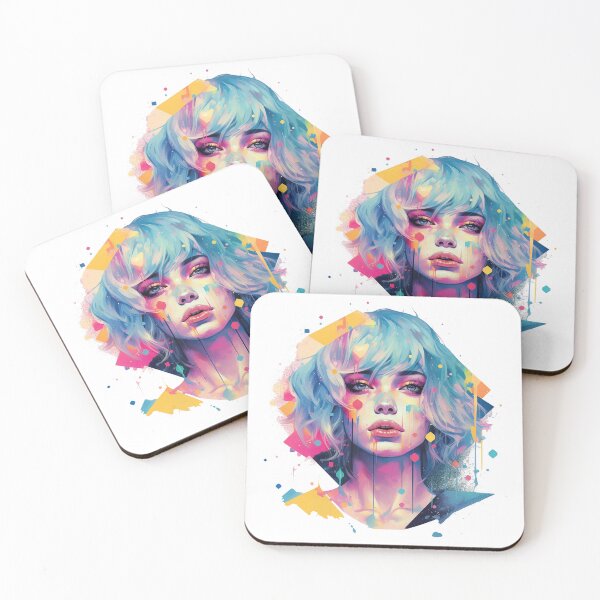 Item preview, Girl Colorful Palette T-shirt Vector designed and sold by ginnychu.