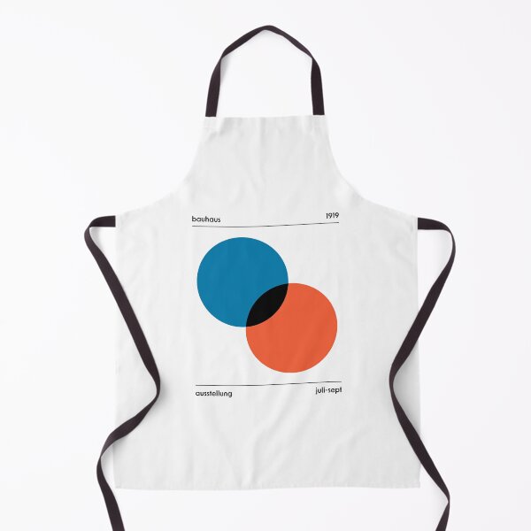 Item preview, Bauhaus Circles Overlapping Red Blue designed and sold by ahumbleconcept.