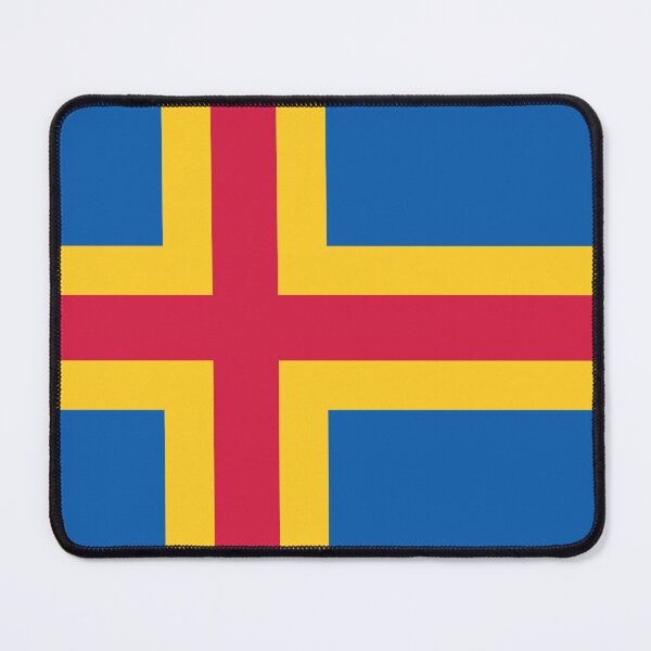 Item preview, Åland Islands country flag designed and sold by DeluxBee.