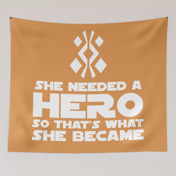 Item preview, She Needed a Hero (Galactic Warrior Version) designed and sold by fashionsforfans.