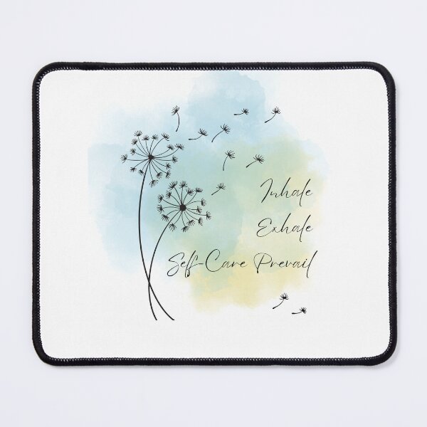 Item preview, "Inhale Exhale Self-Care Prevail" - Mindfulness and Wellness Quote Design designed and sold by Level-Fourty.