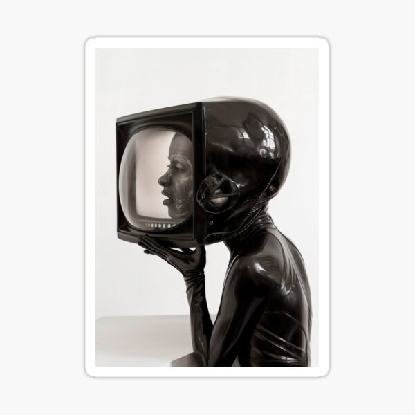 Alien TV II Sticker