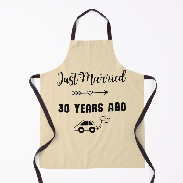 Item preview, Just Married 30 Years Ago - Wedding anniversary designed and sold by Rubi16.
