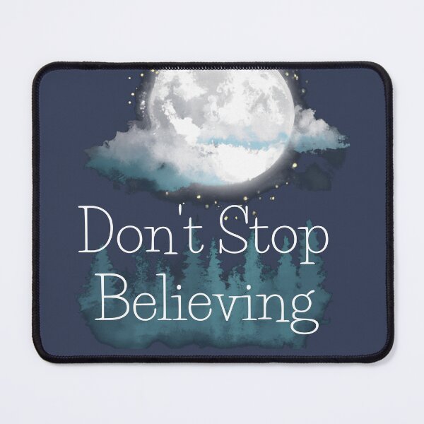 Item preview, Do not Stop Believing - moon at night designed and sold by Ball-and-Match.
