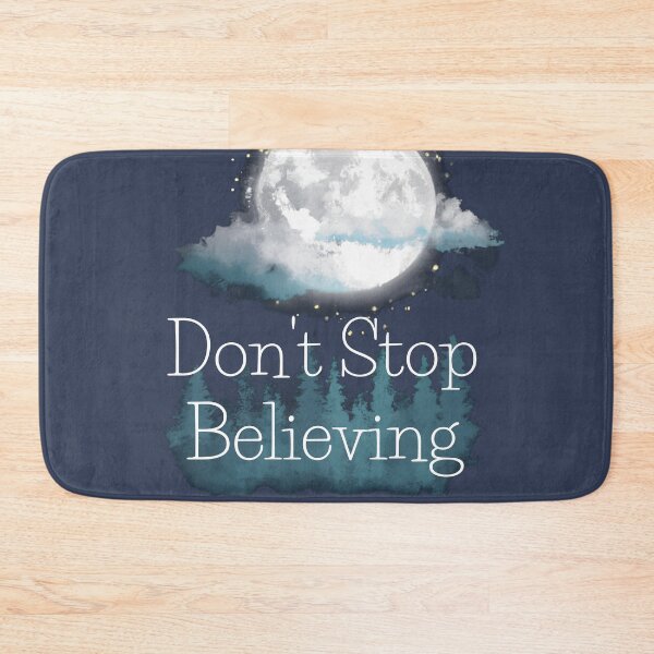 Item preview, Do not Stop Believing - moon at night designed and sold by Ball-and-Match.