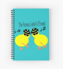 Elwood and Jake tee design Spiral Notebook
