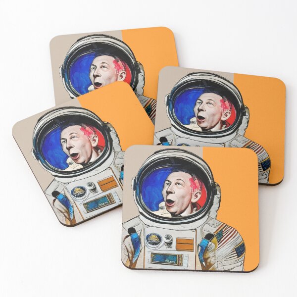 Item preview, The singing astronaut - pop art designed and sold by Wolfsee.