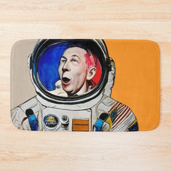 Item preview, The singing astronaut - pop art designed and sold by Wolfsee.