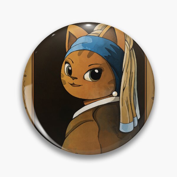 Item preview, The cat with the Pearl Earring designed and sold by Monac01.