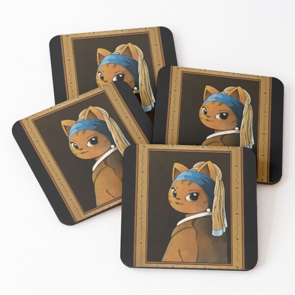 Item preview, The cat with the Pearl Earring designed and sold by Monac01.