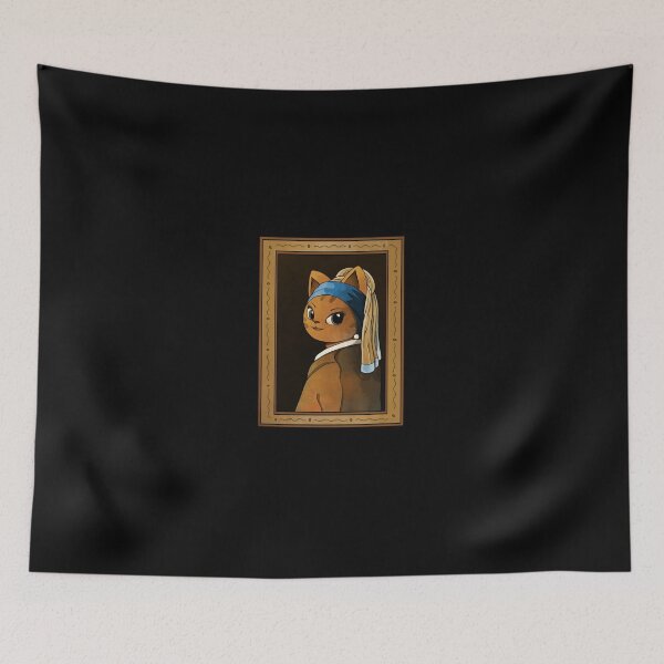 Item preview, The cat with the Pearl Earring designed and sold by Monac01.