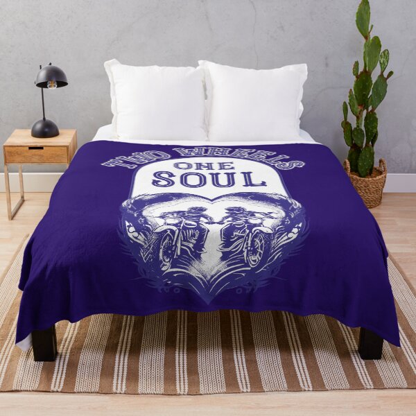 Item preview, Two Wheels-One Soul Motorcycle T-shirt designed and sold by printroute.