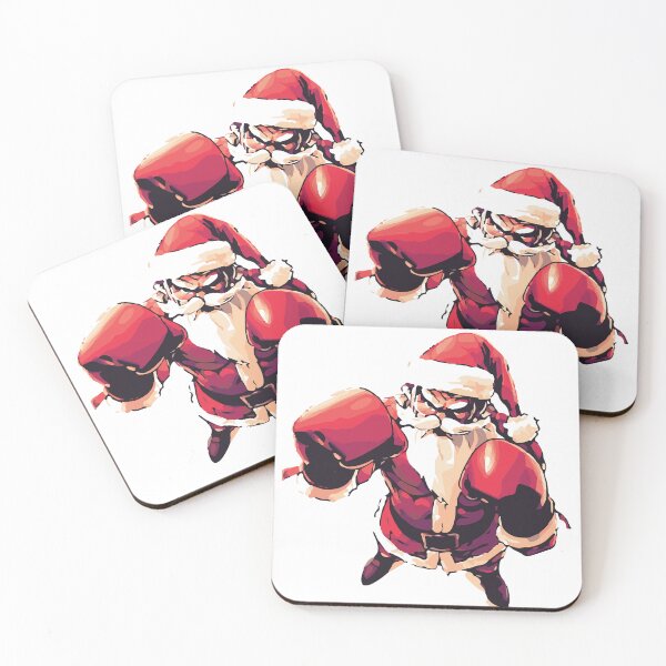 Item preview, Fighter Santa in Anime style designed and sold by BhavikaPareek.