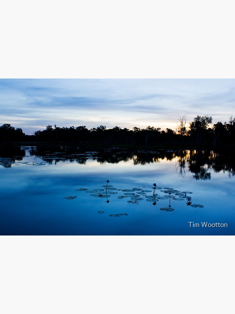 Thumbnail 4 of 4, Metal Print, Dusk at Deadman's Ck. designed and sold by Tim Wootton.