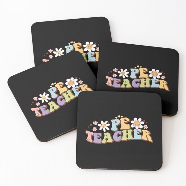 Item preview, Funny groovy flowers Pe Teacher Physical Education Quotes gift for African American Pe Teacher Mom designed and sold by MotivaChic.