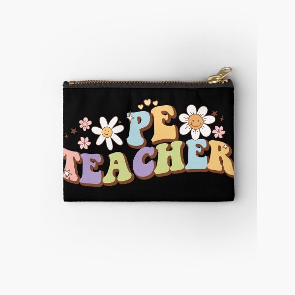 Item preview, Funny groovy flowers Pe Teacher Physical Education Quotes gift for African American Pe Teacher Mom designed and sold by MotivaChic.