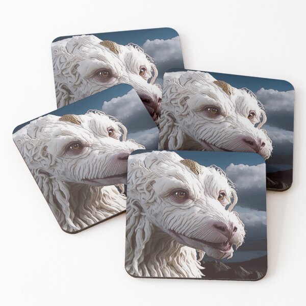 Item preview, Falkor The Luck Dragon From The Neverending Story, AI Generated Art designed and sold by LuckDragonGifts.