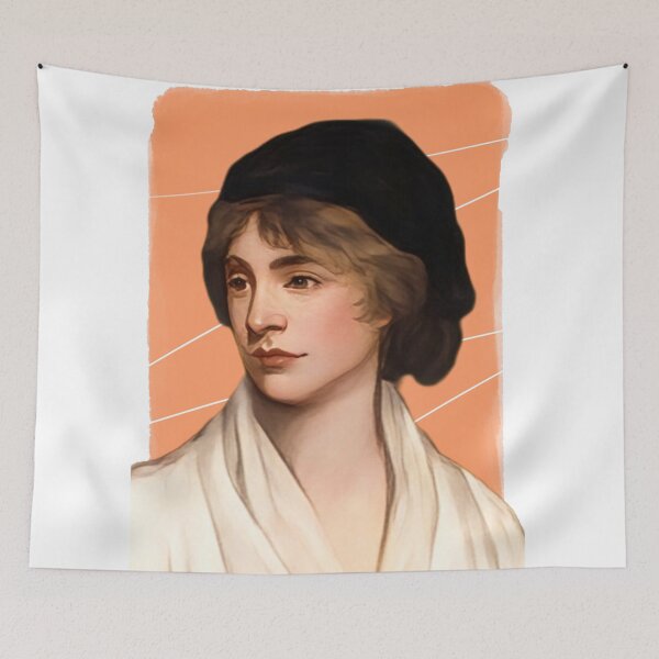 Item preview, British Writer Mary Wollstonecraft illustration  designed and sold by Litstoy.