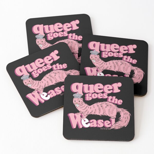 Item preview, Queer goes the weasel designed and sold by belettelepink.