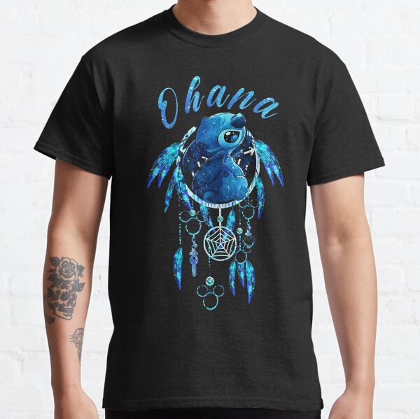 Vista previa del artículo con la obra «Stitch Ohana Stitch Ohana significa familia», diseñado y vendido por LarosaKaniya.