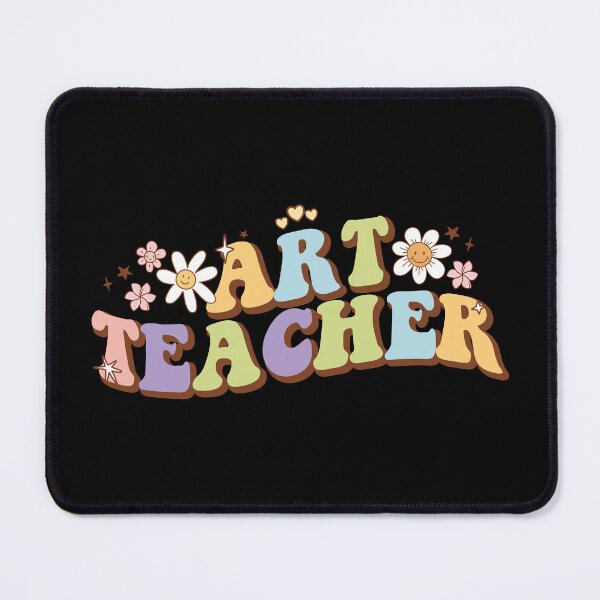 Item preview, Funny groovy flowers art Teacher art  Education Quotes gift for African American art Teacher Mom designed and sold by MotivaChic.