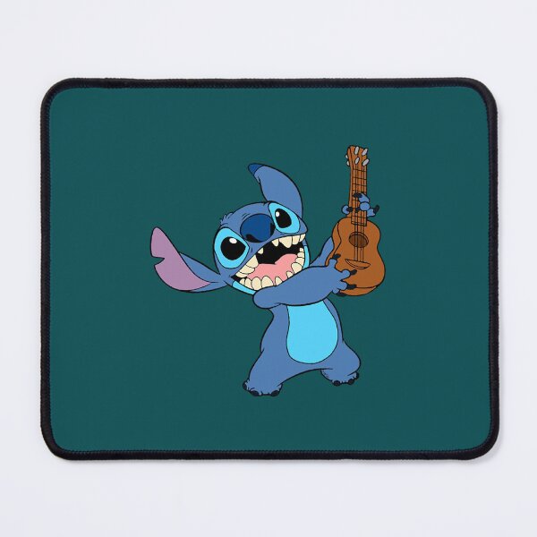 Item preview, Stitch and his ukulele ) designed and sold by LarosaKaniya.
