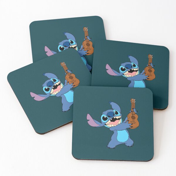 Item preview, Stitch and his ukulele ) designed and sold by LarosaKaniya.