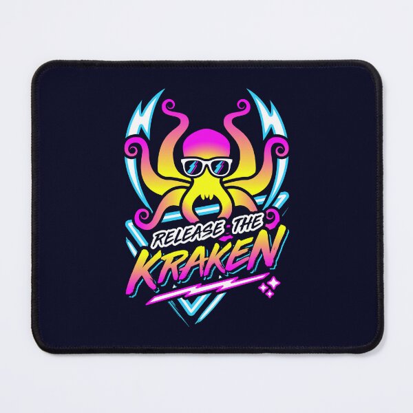 Item preview, Release The Kraken Retro Neon Synthwave 80s 90s designed and sold by Brogress Project.