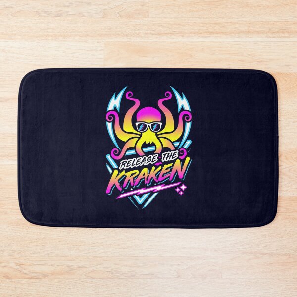 Item preview, Release The Kraken Retro Neon Synthwave 80s 90s designed and sold by Brogress Project.