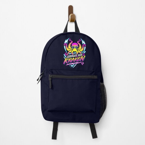 Item preview, Release The Kraken Retro Neon Synthwave 80s 90s designed and sold by Brogress Project.