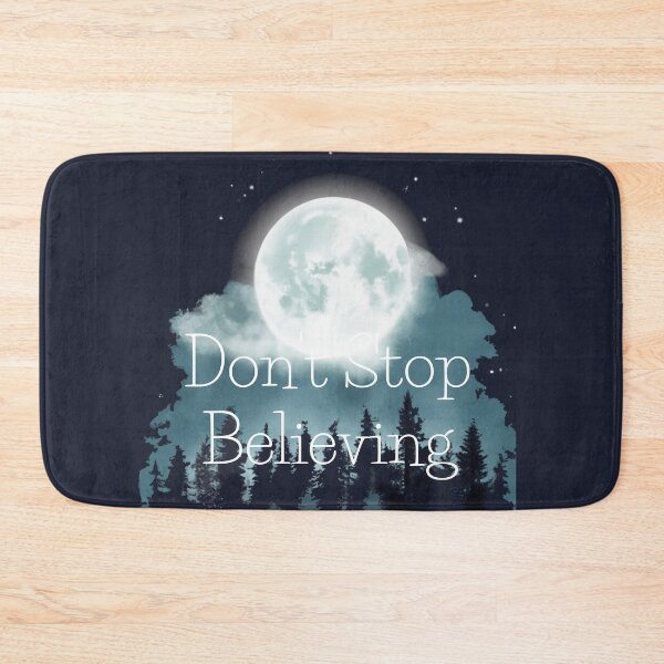 Item preview, Do not Stop Believing - moon at night designed and sold by Ball-and-Match.