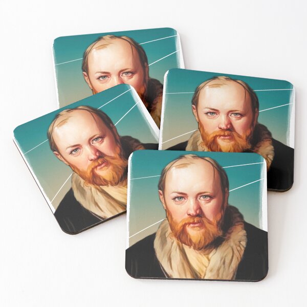 Item preview, Russian playwright Alexander Ostrovsky illustration  designed and sold by Litstoy.