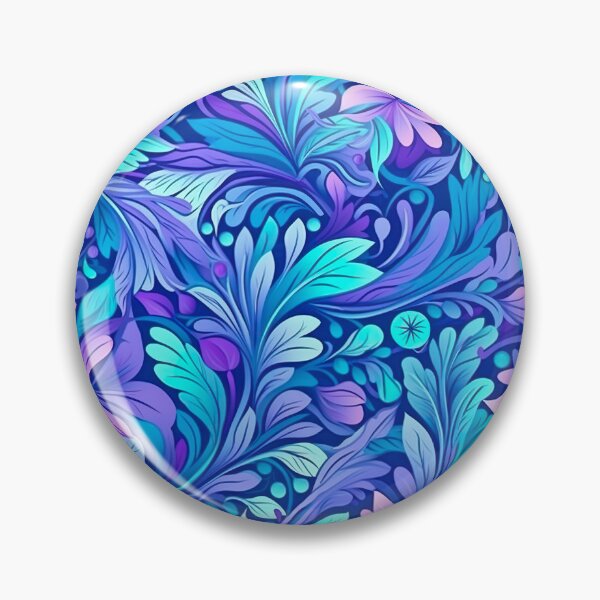 Item preview, Blue, Purple Jungle Feeling designed and sold by Hibiskusmond.