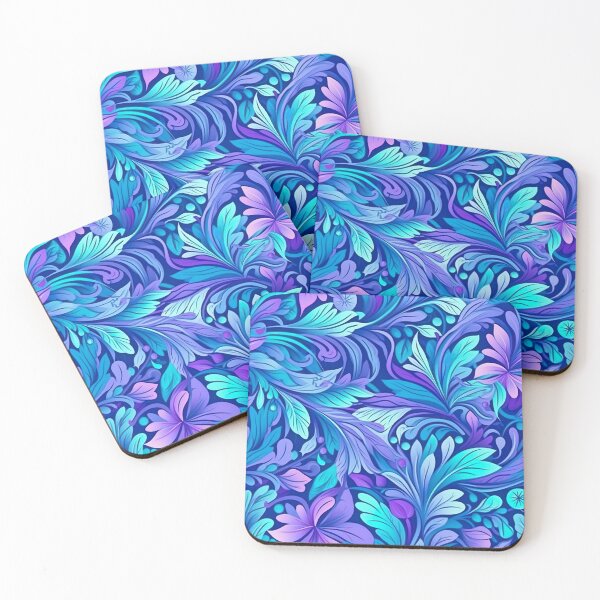 Item preview, Blue, Purple Jungle Feeling designed and sold by Hibiskusmond.