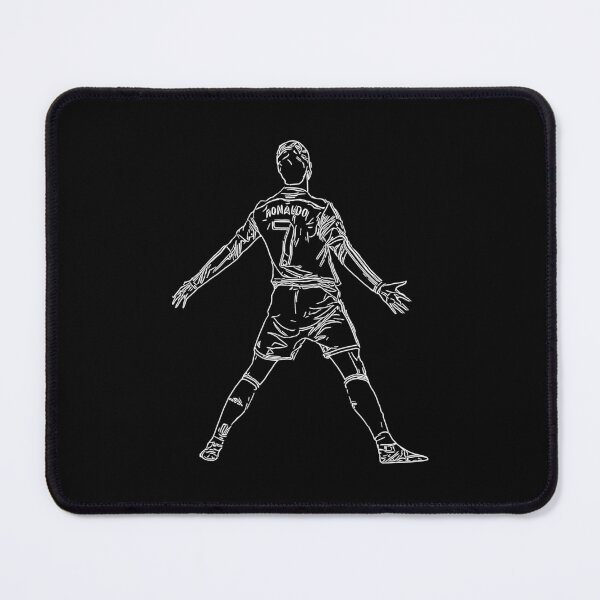 Item preview, CR7 Cristiano Ronaldo Signature Celebration Siuuuuu Line Art White  designed and sold by 442workshop.
