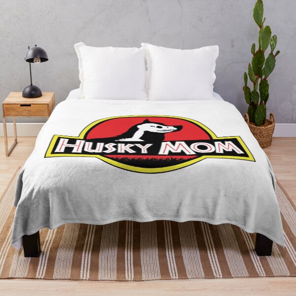 Item preview, (For Bright Background) Jurassic Siberian Husky Mom designed and sold by More Cute Dogs.