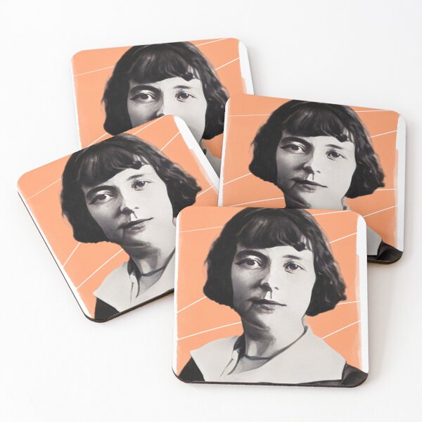 Item preview, New Zealand writer Katherine Mansfield illustration  designed and sold by Litstoy.