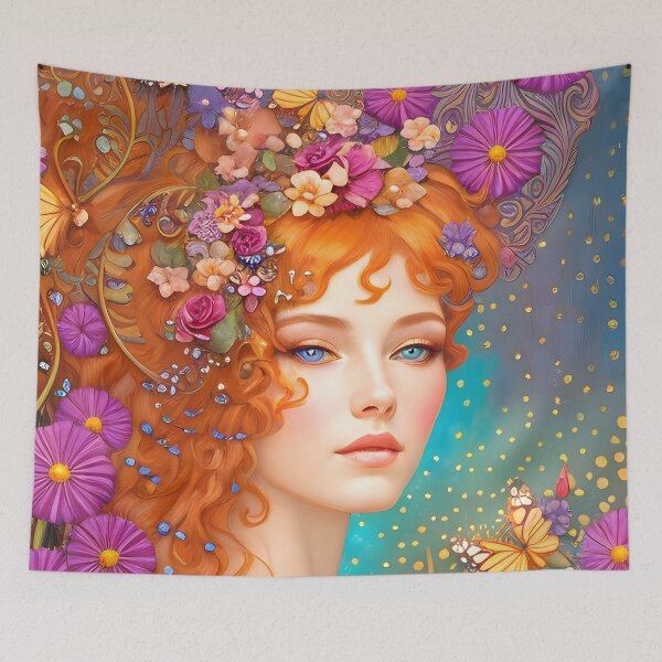 Item preview, Lady with Butterflies designed and sold by printorina.